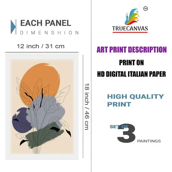 White__Abstract_Hd_Print_Painting_Set_Of_3_With_Frame_|_For_Home,_Living_Room_Gallery_&_Office,_White_Frame,_Size_-_13.50_X_19.50_Inch,_Sf394