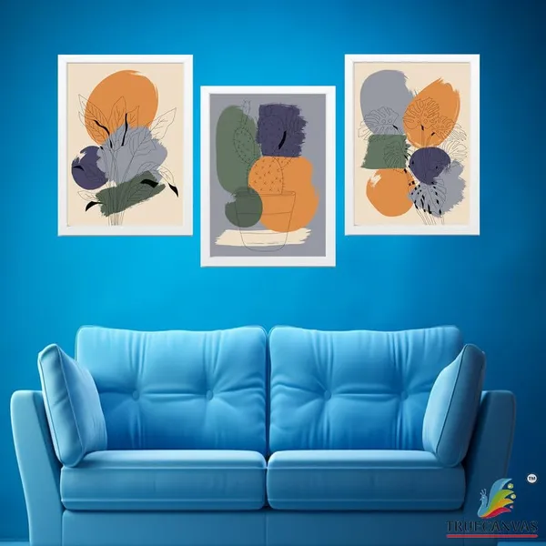 White__Abstract_Hd_Print_Painting_Set_Of_3_With_Frame_|_For_Home,_Living_Room_Gallery_&_Office,_White_Frame,_Size_-_13.50_X_19.50_Inch,_Sf394