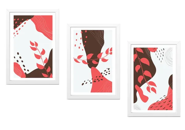 White__Abstract_Hd_Print_Painting_Set_Of_3_With_Frame_|_For_Home,_Living_Room_Gallery_&_Office,_White_Frame,_Size_-_13.50_X_19.50_Inch,_Sf396