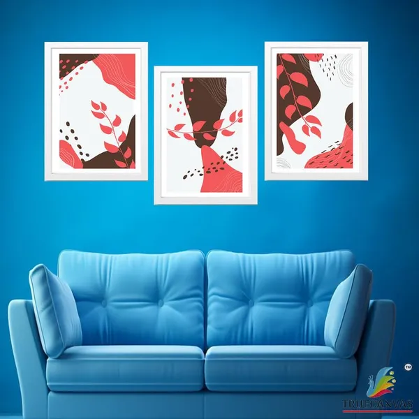 White__Abstract_Hd_Print_Painting_Set_Of_3_With_Frame_|_For_Home,_Living_Room_Gallery_&_Office,_White_Frame,_Size_-_13.50_X_19.50_Inch,_Sf396