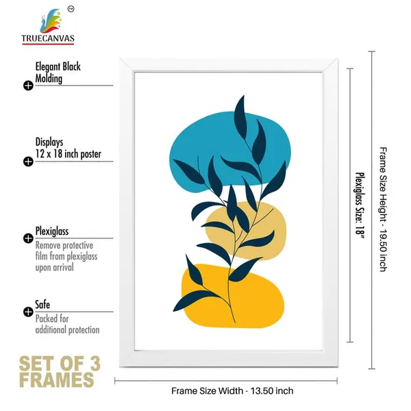 White__Abstract_Hd_Print_Painting_Set_Of_3_With_Frame_|_For_Home,_Living_Room_Gallery_&_Office,_White_Frame,_Size_-_13.50_X_19.50_Inch,_Sf401