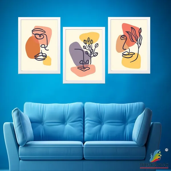 White__Abstract_Hd_Print_Painting_Set_Of_3_With_Frame_|_For_Home,_Living_Room_Gallery_&_Office,_White_Frame,_Size_-_13.50_X_19.50_Inch,_Sf402