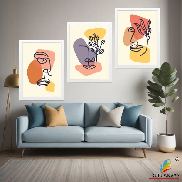 White__Abstract_Hd_Print_Painting_Set_Of_3_With_Frame_|_For_Home,_Living_Room_Gallery_&_Office,_White_Frame,_Size_-_13.50_X_19.50_Inch,_Sf402