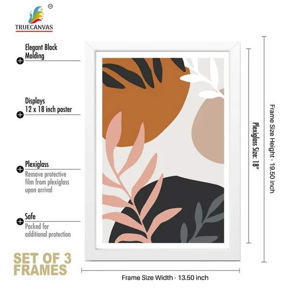 White__Abstract_Hd_Print_Painting_Set_Of_3_With_Frame_|_For_Home,_Living_Room_Gallery_&_Office,_White_Frame,_Size_-_13.50_X_19.50_Inch,_Sf408