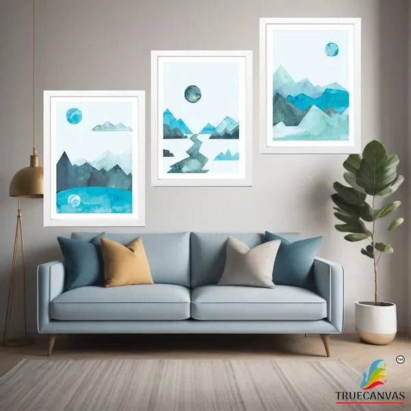 White__Abstract_Hd_Print_Painting_Set_Of_3_With_Frame_|_For_Home,_Living_Room_Gallery_&_Office,_White_Frame,_Size_-_13.50_X_19.50_Inch,_Sf410