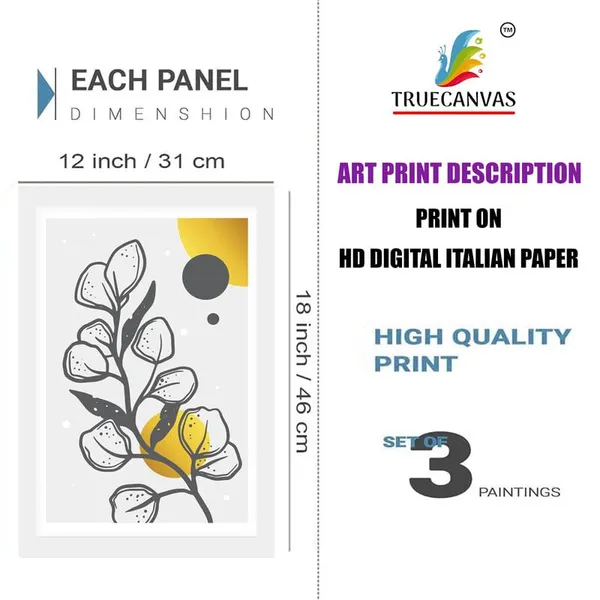 White__Abstract_Hd_Print_Painting_Set_Of_3_With_Frame_|_For_Home,_Living_Room_Gallery_&_Office,_White_Frame,_Size_-_13.50_X_19.50_Inch,_Sf413