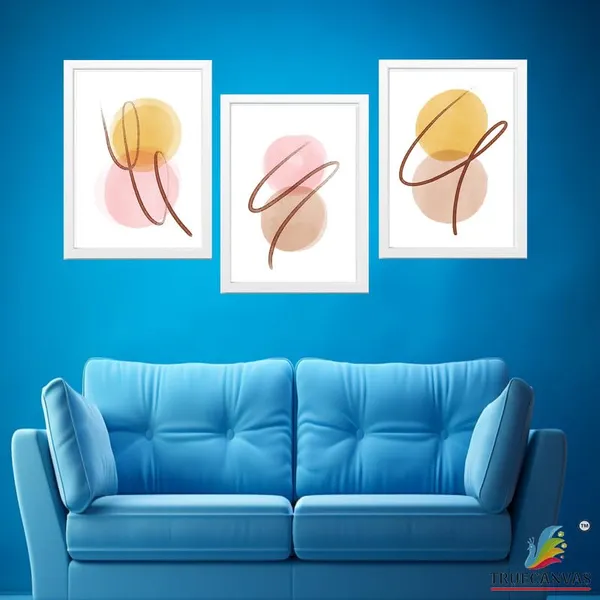 White__Abstract_Hd_Print_Painting_Set_Of_3_With_Frame_|_For_Home,_Living_Room_Gallery_&_Office,_White_Frame,_Size_-_13.50_X_19.50_Inch,_Sf415