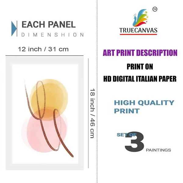 White__Abstract_Hd_Print_Painting_Set_Of_3_With_Frame_|_For_Home,_Living_Room_Gallery_&_Office,_White_Frame,_Size_-_13.50_X_19.50_Inch,_Sf415