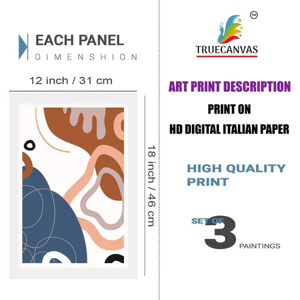 White__Abstract_Hd_Print_Painting_Set_Of_3_With_Frame_|_For_Home,_Living_Room_Gallery_&_Office,_White_Frame,_Size_-_13.50_X_19.50_Inch,_Sf418