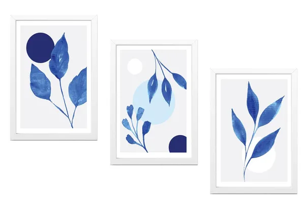White__Abstract_Hd_Print_Painting_Set_Of_3_With_Frame_|_For_Home,_Living_Room_Gallery_&_Office,_White_Frame,_Size_-_13.50_X_19.50_Inch,_Sf419