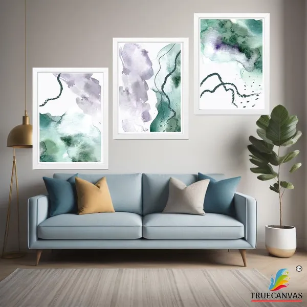 White__Abstract_Hd_Print_Painting_Set_Of_3_With_Frame_|_For_Home,_Living_Room_Gallery_&_Office,_White_Frame,_Size_-_13.50_X_19.50_Inch,_Sf421