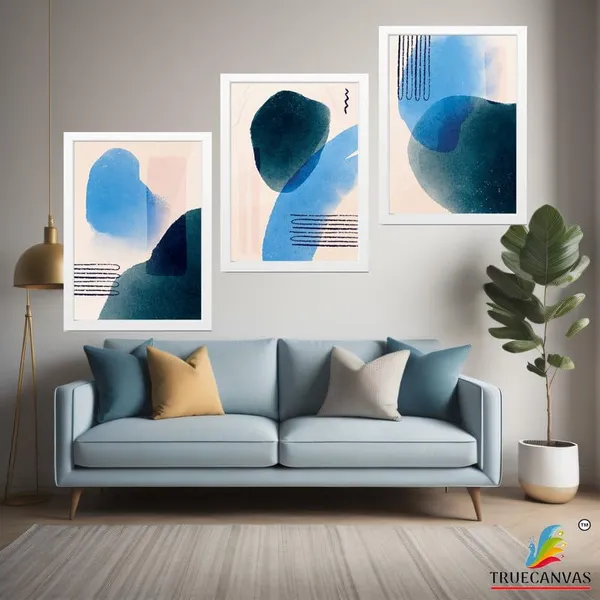 White__Abstract_Hd_Print_Painting_Set_Of_3_With_Frame_|_For_Home,_Living_Room_Gallery_&_Office,_White_Frame,_Size_-_13.50_X_19.50_Inch,_Sf422