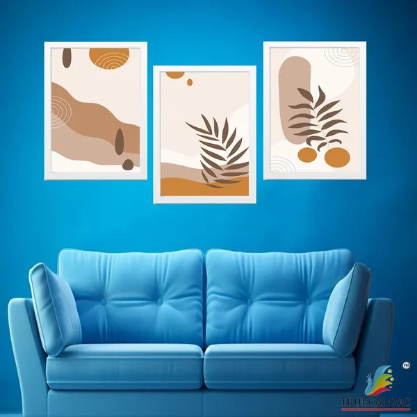 White__Abstract_Hd_Print_Painting_Set_Of_3_With_Frame_|_For_Home,_Living_Room_Gallery_&_Office,_White_Frame,_Size_-_13.50_X_19.50_Inch,_Sf424