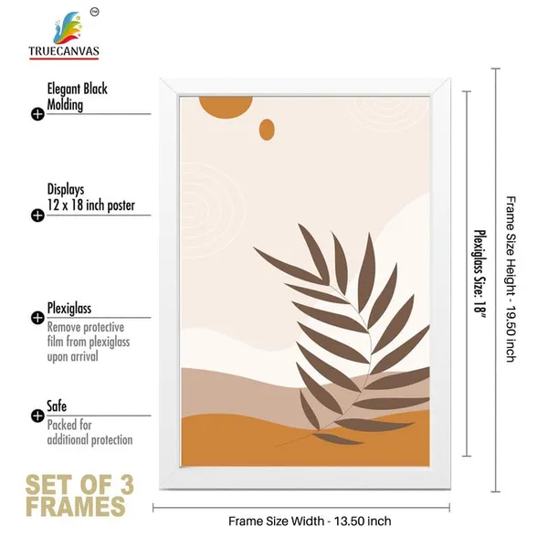 White__Abstract_Hd_Print_Painting_Set_Of_3_With_Frame_|_For_Home,_Living_Room_Gallery_&_Office,_White_Frame,_Size_-_13.50_X_19.50_Inch,_Sf424