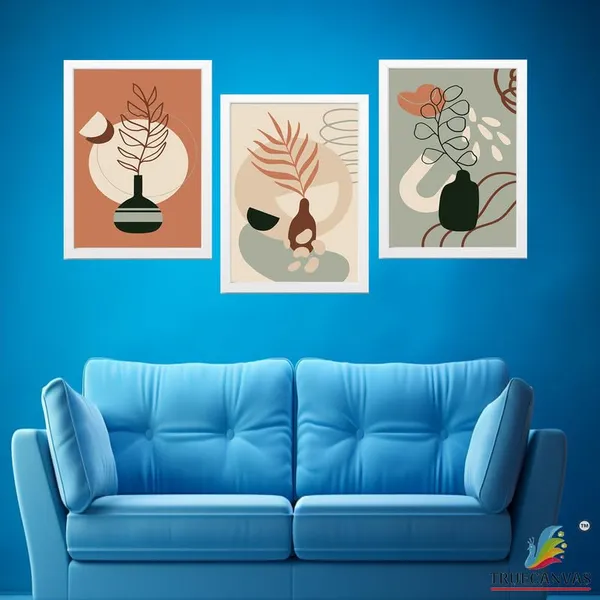 White__Abstract_Hd_Print_Painting_Set_Of_3_With_Frame_|_For_Home,_Living_Room_Gallery_&_Office,_White_Frame,_Size_-_13.50_X_19.50_Inch,_Sf427