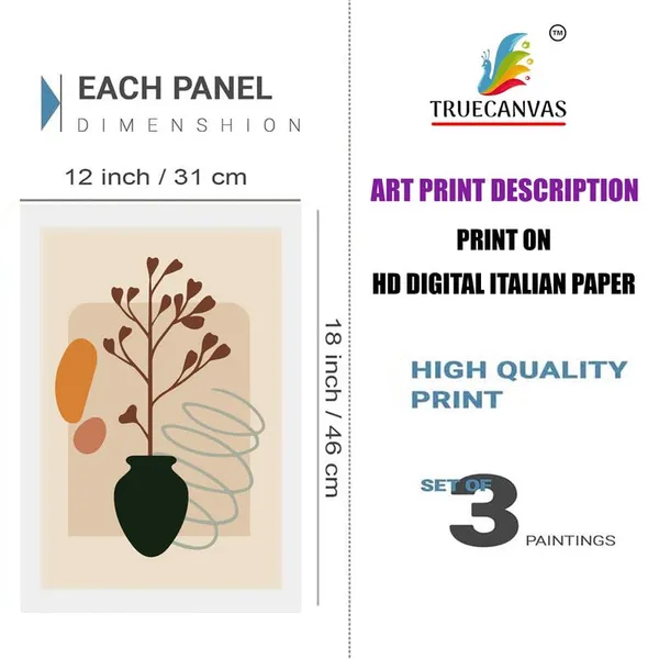 White__Abstract_Hd_Print_Painting_Set_Of_3_With_Frame_|_For_Home,_Living_Room_Gallery_&_Office,_White_Frame,_Size_-_13.50_X_19.50_Inch,_Sf432