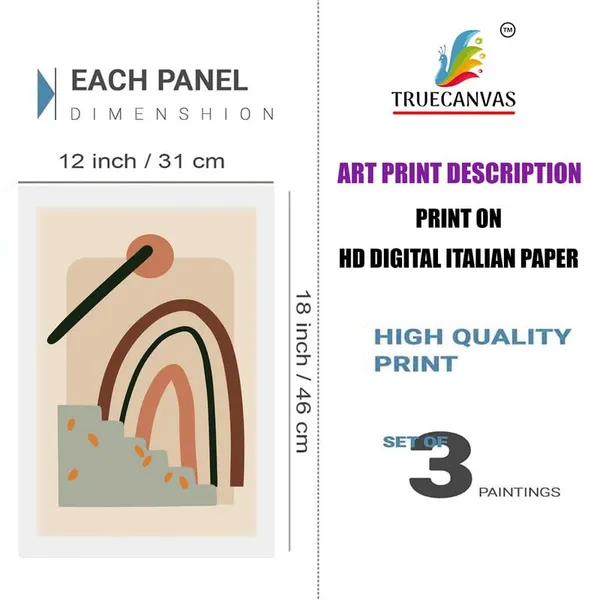 White__Abstract_Hd_Print_Painting_Set_Of_3_With_Frame_|_For_Home,_Living_Room_Gallery_&_Office,_White_Frame,_Size_-_13.50_X_19.50_Inch,_Sf433
