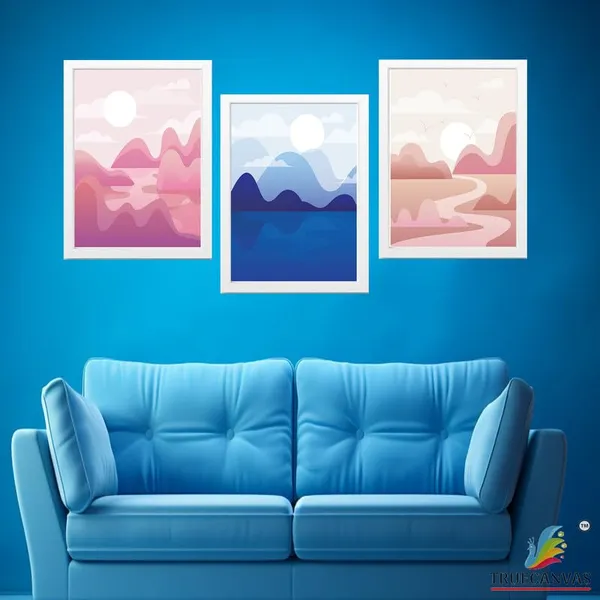 White__Abstract_Hd_Print_Painting_Set_Of_3_With_Frame_|_For_Home,_Living_Room_Gallery_&_Office,_White_Frame,_Size_-_13.50_X_19.50_Inch,_Sf436