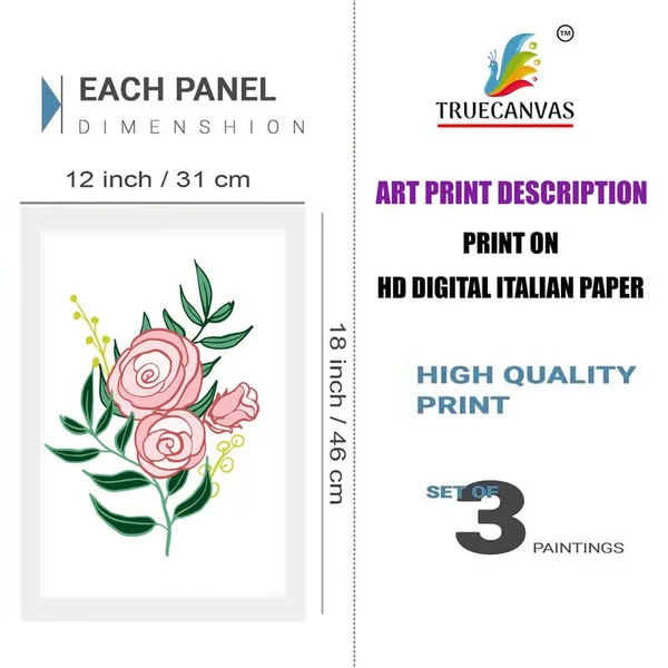 White__Abstract_Hd_Print_Painting_Set_Of_3_With_Frame_|_For_Home,_Living_Room_Gallery_&_Office,_White_Frame,_Size_-_13.50_X_19.50_Inch,_Sf440