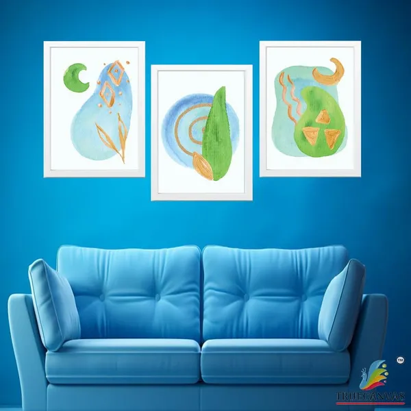 White__Abstract_Hd_Print_Painting_Set_Of_3_With_Frame_|_For_Home,_Living_Room_Gallery_&_Office,_White_Frame,_Size_-_13.50_X_19.50_Inch,_Sf441