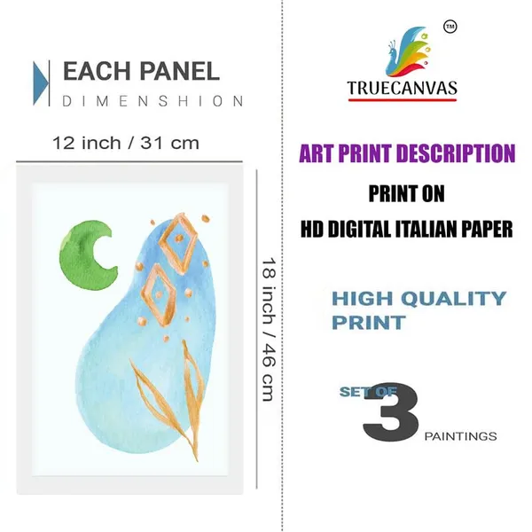 White__Abstract_Hd_Print_Painting_Set_Of_3_With_Frame_|_For_Home,_Living_Room_Gallery_&_Office,_White_Frame,_Size_-_13.50_X_19.50_Inch,_Sf441