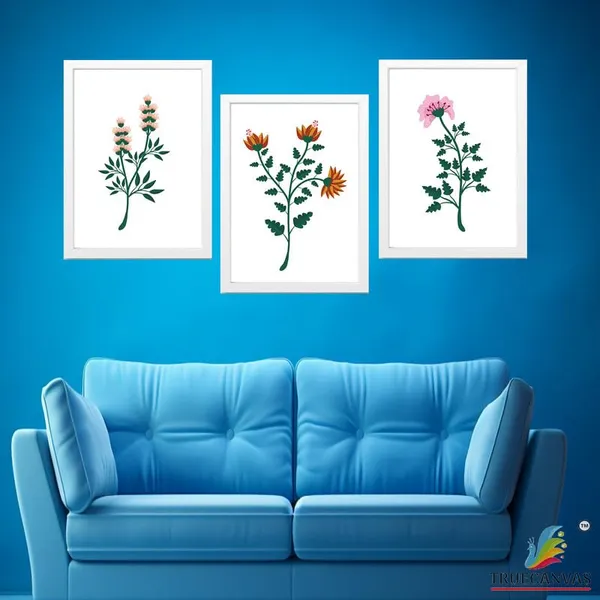 White__Abstract_Hd_Print_Painting_Set_Of_3_With_Frame_|_For_Home,_Living_Room_Gallery_&_Office,_White_Frame,_Size_-_13.50_X_19.50_Inch,_Sf448