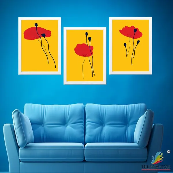 White__Abstract_Hd_Print_Painting_Set_Of_3_With_Frame_|_For_Home,_Living_Room_Gallery_&_Office,_White_Frame,_Size_-_13.50_X_19.50_Inch,_Sf449