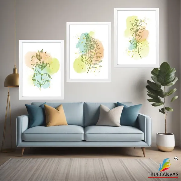 White__Abstract_Hd_Print_Painting_Set_Of_3_With_Frame_|_For_Home,_Living_Room_Gallery_&_Office,_White_Frame,_Size_-_13.50_X_19.50_Inch,_Sf451