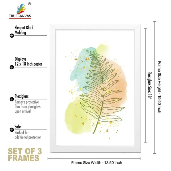 White__Abstract_Hd_Print_Painting_Set_Of_3_With_Frame_|_For_Home,_Living_Room_Gallery_&_Office,_White_Frame,_Size_-_13.50_X_19.50_Inch,_Sf451