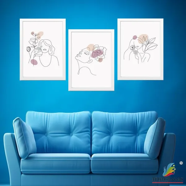 White__Abstract_Hd_Print_Painting_Set_Of_3_With_Frame_|_For_Home,_Living_Room_Gallery_&_Office,_White_Frame,_Size_-_13.50_X_19.50_Inch,_Sf453