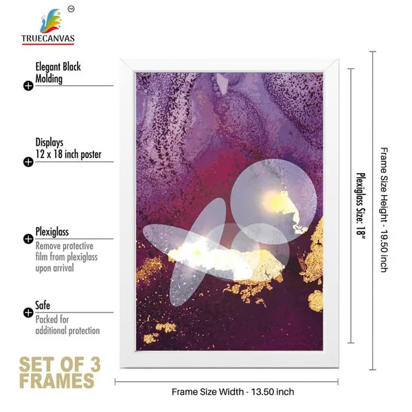 White__Abstract_Hd_Print_Painting_Set_Of_3_With_Frame_|_For_Home,_Living_Room_Gallery_&_Office,_White_Frame,_Size_-_13.50_X_19.50_Inch,_Sf456