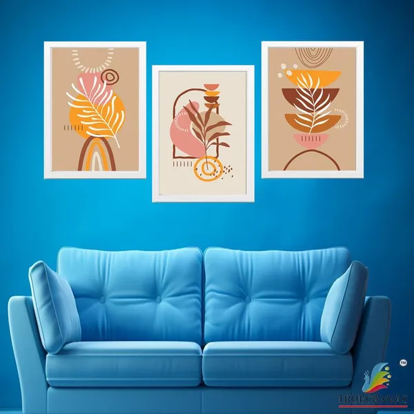 White__Abstract_Hd_Print_Painting_Set_Of_3_With_Frame_|_For_Home,_Living_Room_Gallery_&_Office,_White_Frame,_Size_-_13.50_X_19.50_Inch,_Sf457