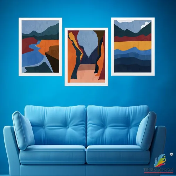 White__Abstract_Hd_Print_Painting_Set_Of_3_With_Frame_|_For_Home,_Living_Room_Gallery_&_Office,_White_Frame,_Size_-_13.50_X_19.50_Inch,_Sf458