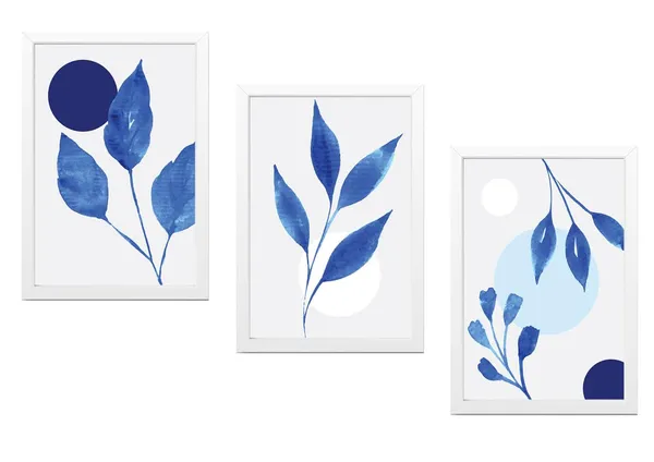 White__Abstract_Hd_Print_Painting_Set_Of_3_With_Frame_|_For_Home,_Living_Room_Gallery_&_Office,_White_Frame,_Size_-_13.50_X_19.50_Inch,_Sf460