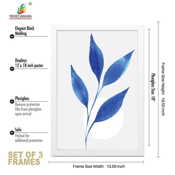 White__Abstract_Hd_Print_Painting_Set_Of_3_With_Frame_|_For_Home,_Living_Room_Gallery_&_Office,_White_Frame,_Size_-_13.50_X_19.50_Inch,_Sf460