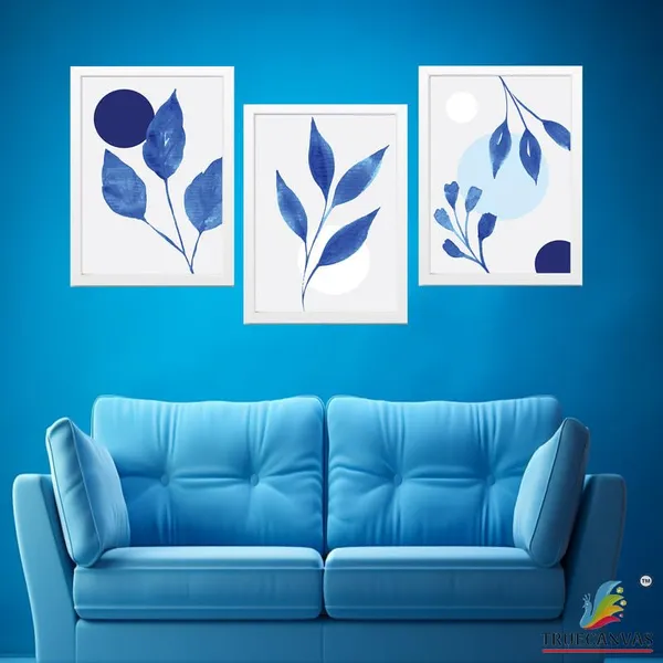White__Abstract_Hd_Print_Painting_Set_Of_3_With_Frame_|_For_Home,_Living_Room_Gallery_&_Office,_White_Frame,_Size_-_13.50_X_19.50_Inch,_Sf460