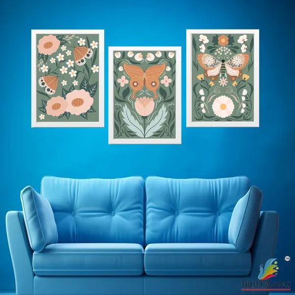 White__Abstract_Hd_Print_Painting_Set_Of_3_With_Frame_|_For_Home,_Living_Room_Gallery_&_Office,_White_Frame,_Size_-_13.50_X_19.50_Inch,_Sf461