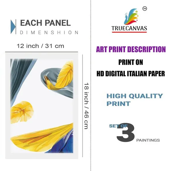 White__Abstract_Hd_Print_Painting_Set_Of_3_With_Frame_|_For_Home,_Living_Room_Gallery_&_Office,_White_Frame,_Size_-_13.50_X_19.50_Inch,_Sf465
