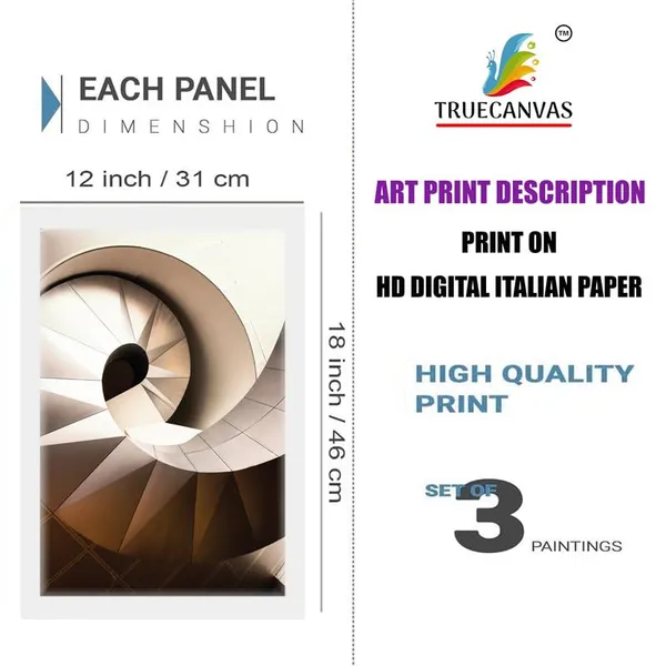 White__Abstract_Hd_Print_Painting_Set_Of_3_With_Frame_|_For_Home,_Living_Room_Gallery_&_Office,_White_Frame,_Size_-_13.50_X_19.50_Inch,_Sf466