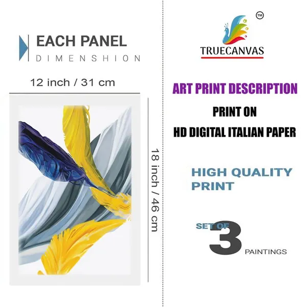 White__Abstract_Hd_Print_Painting_Set_Of_3_With_Frame_|_For_Home,_Living_Room_Gallery_&_Office,_White_Frame,_Size_-_13.50_X_19.50_Inch,_Sf467
