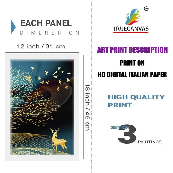 White__Abstract_Hd_Print_Painting_Set_Of_3_With_Frame_|_For_Home,_Living_Room_Gallery_&_Office,_White_Frame,_Size_-_13.50_X_19.50_Inch,_Sf470