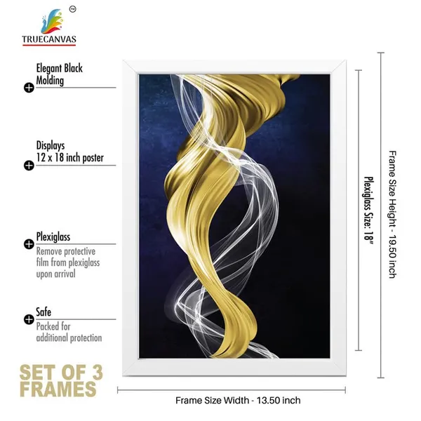 White__Abstract_Hd_Print_Painting_Set_Of_3_With_Frame_|_For_Home,_Living_Room_Gallery_&_Office,_White_Frame,_Size_-_13.50_X_19.50_Inch,_Sf471