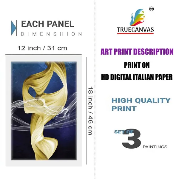 White__Abstract_Hd_Print_Painting_Set_Of_3_With_Frame_|_For_Home,_Living_Room_Gallery_&_Office,_White_Frame,_Size_-_13.50_X_19.50_Inch,_Sf471