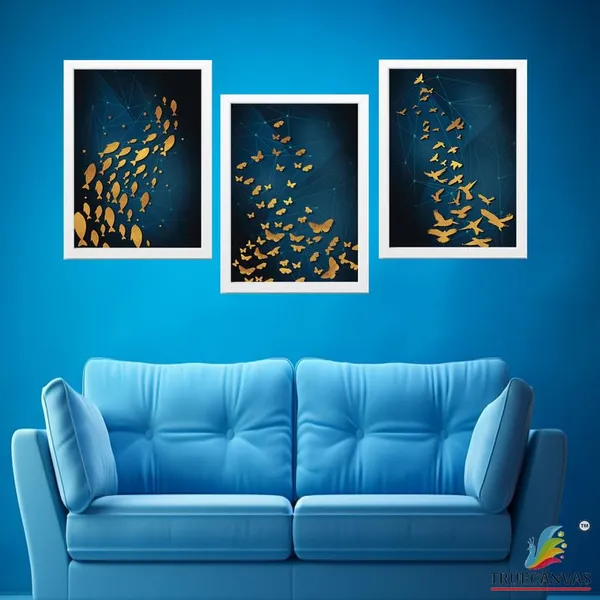 White__Abstract_Hd_Print_Painting_Set_Of_3_With_Frame_|_For_Home,_Living_Room_Gallery_&_Office,_White_Frame,_Size_-_13.50_X_19.50_Inch,_Sf476