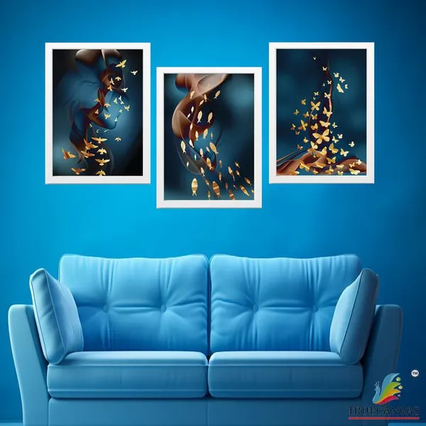 White__Abstract_Hd_Print_Painting_Set_Of_3_With_Frame_|_For_Home,_Living_Room_Gallery_&_Office,_White_Frame,_Size_-_13.50_X_19.50_Inch,_Sf477