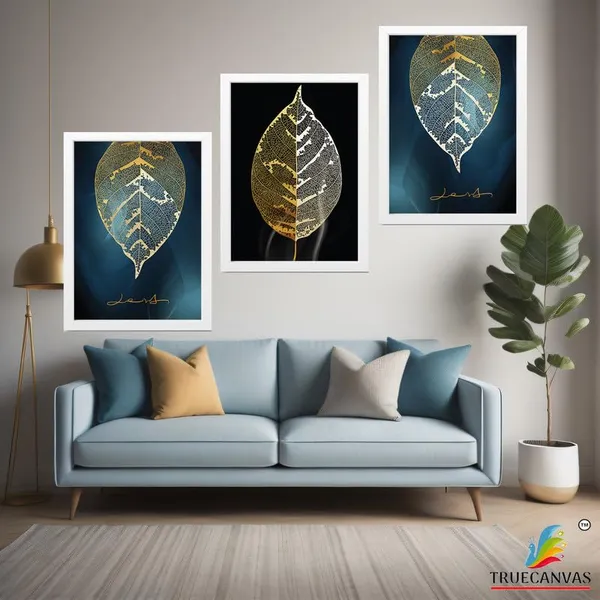 White__Abstract_Hd_Print_Painting_Set_Of_3_With_Frame_|_For_Home,_Living_Room_Gallery_&_Office,_White_Frame,_Size_-_13.50_X_19.50_Inch,_Sf479