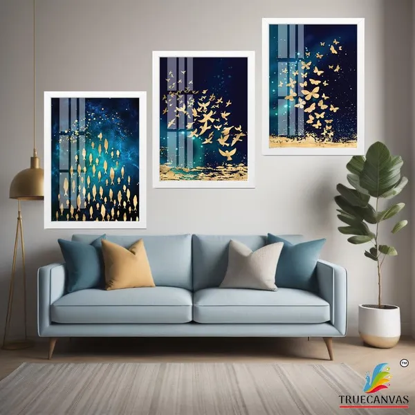 Multicolor_Abstract_Hd_Print_Painting_Set_Of_3_With_Frame_|_For_Home,_Living_Room_Gallery_&_Office,_White_Frame,_Size_-_13.50_X_19.50_Inch,_Sf480