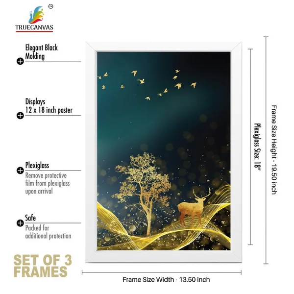 White__Abstract_Hd_Print_Painting_Set_Of_3_With_Frame_|_For_Home,_Living_Room_Gallery_&_Office,_White_Frame,_Size_-_13.50_X_19.50_Inch,_Sf482