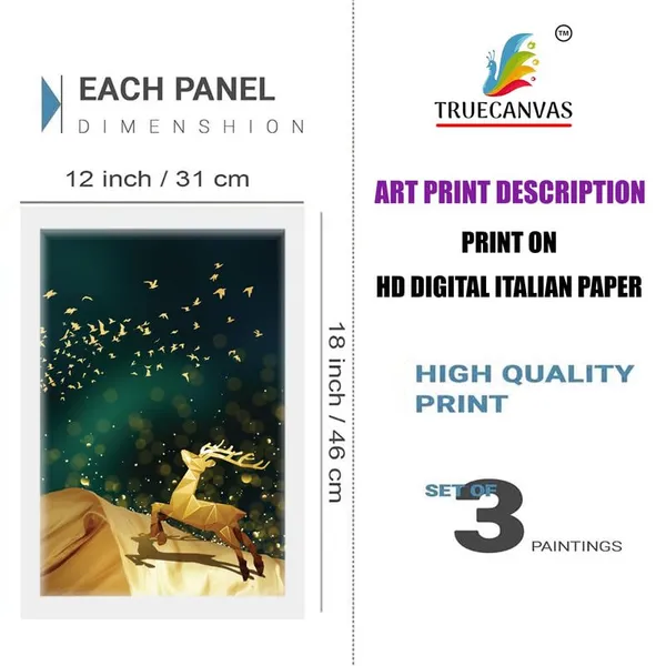 White__Abstract_Hd_Print_Painting_Set_Of_3_With_Frame_|_For_Home,_Living_Room_Gallery_&_Office,_White_Frame,_Size_-_13.50_X_19.50_Inch,_Sf485