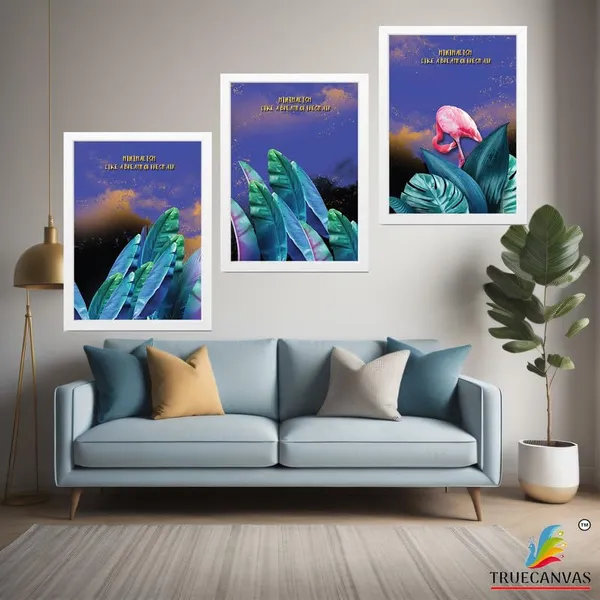 White__Abstract_Hd_Print_Painting_Set_Of_3_With_Frame_|_For_Home,_Living_Room_Gallery_&_Office,_White_Frame,_Size_-_13.50_X_19.50_Inch,_Sf488